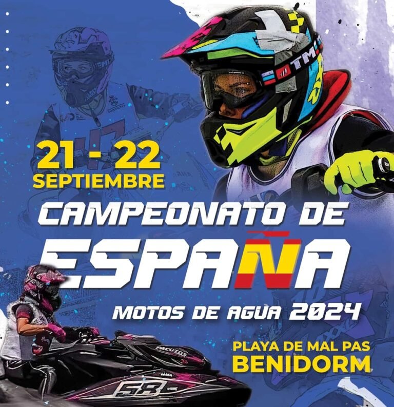 Benidorm Acoge una Prueba del Campeonato de España de Motos Acuáticas en la Playa del Mal Pas