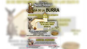 La Comissió de Sant Antoni organiza ‘La cagá de la burra’ en la Ermita de Sanz