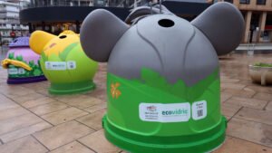 La magia del reciclaje de vidrio llega a Benidorm con una campaña de Ecovidrio y Disneyland Paris