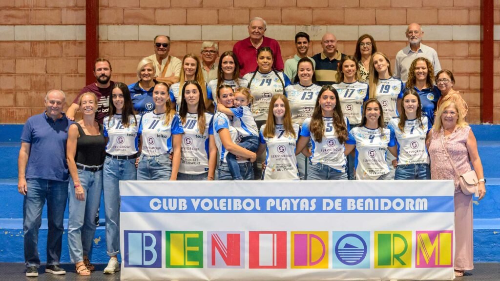 El Club Voleibol Playas de Benidorm presenta sus equipos para la temporada 2024-25