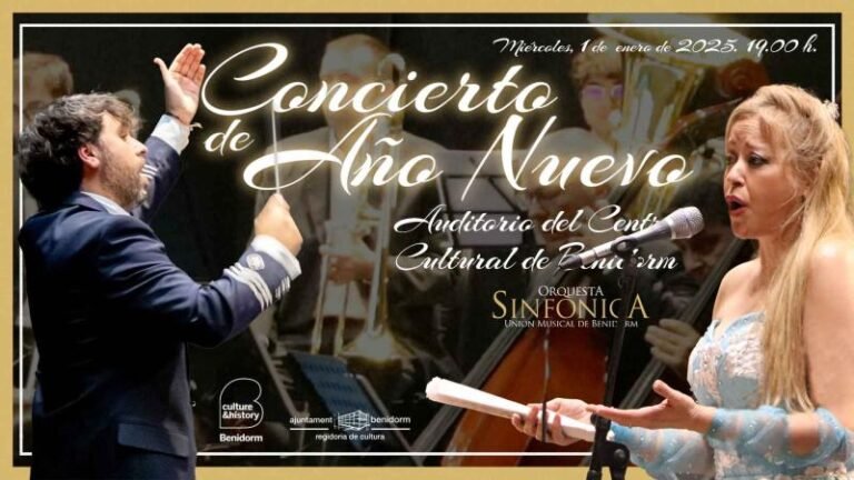 La Orquesta Sinfónica de Benidorm y Marlene Aquino iluminan el Concierto de Año Nuevo