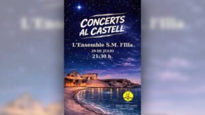 Concerts al Castell recibe al Ensemble de la S.M. L’Illa este miércoles