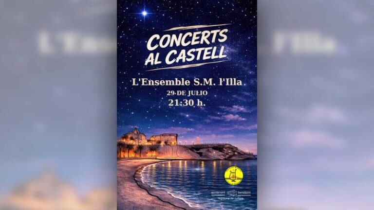 Concerts al Castell recibe al Ensemble de la S.M. L’Illa este miércoles