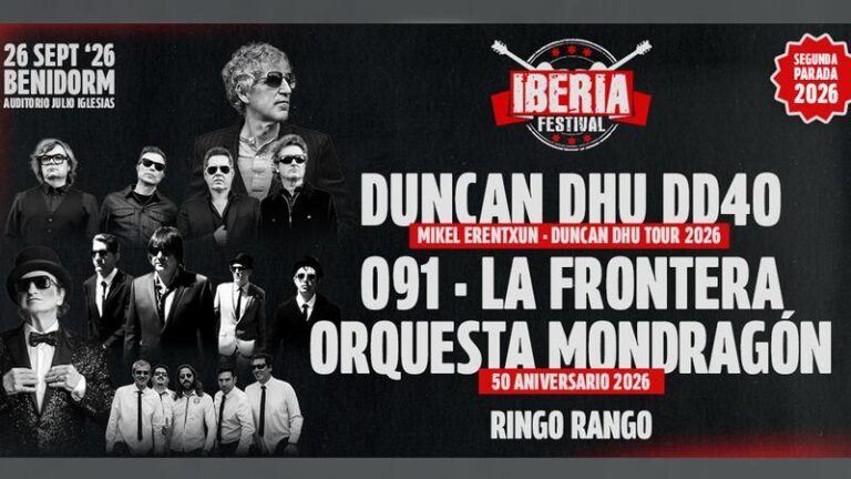 La Orquesta Mondragón completa el cartel del Iberia Festival 2026 en Benidorm