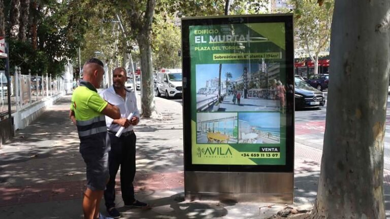 Benidorm renueva los soportes publicitarios con diseños más seguros y un 65% menos de consumo