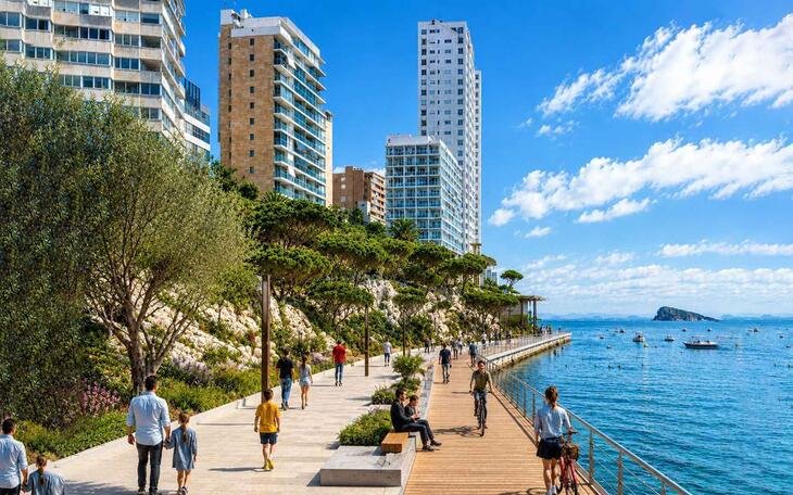 La Generalitat impulsa un paseo marítimo continuo en Benidorm con una inversión de 50 millones