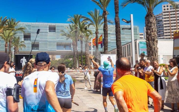 Benidorm rompe el silencio con el reto deportivo de JimmyGo por la prevención del suicidio
