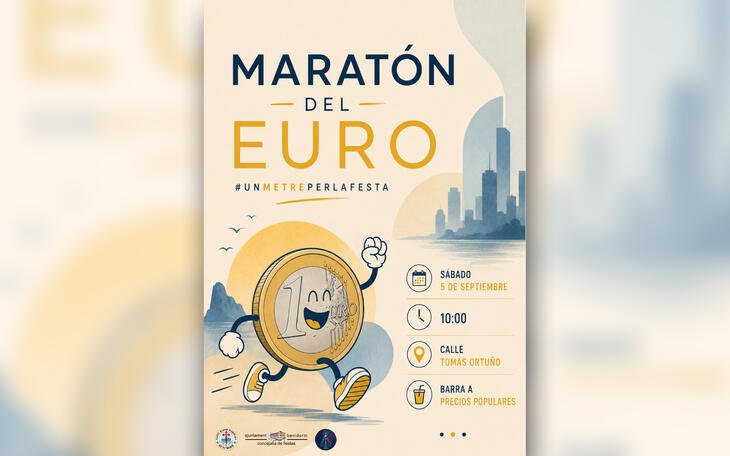 Benidorm celebra el Maratón del Euro para apoyar las Fiestas Mayores Patronales